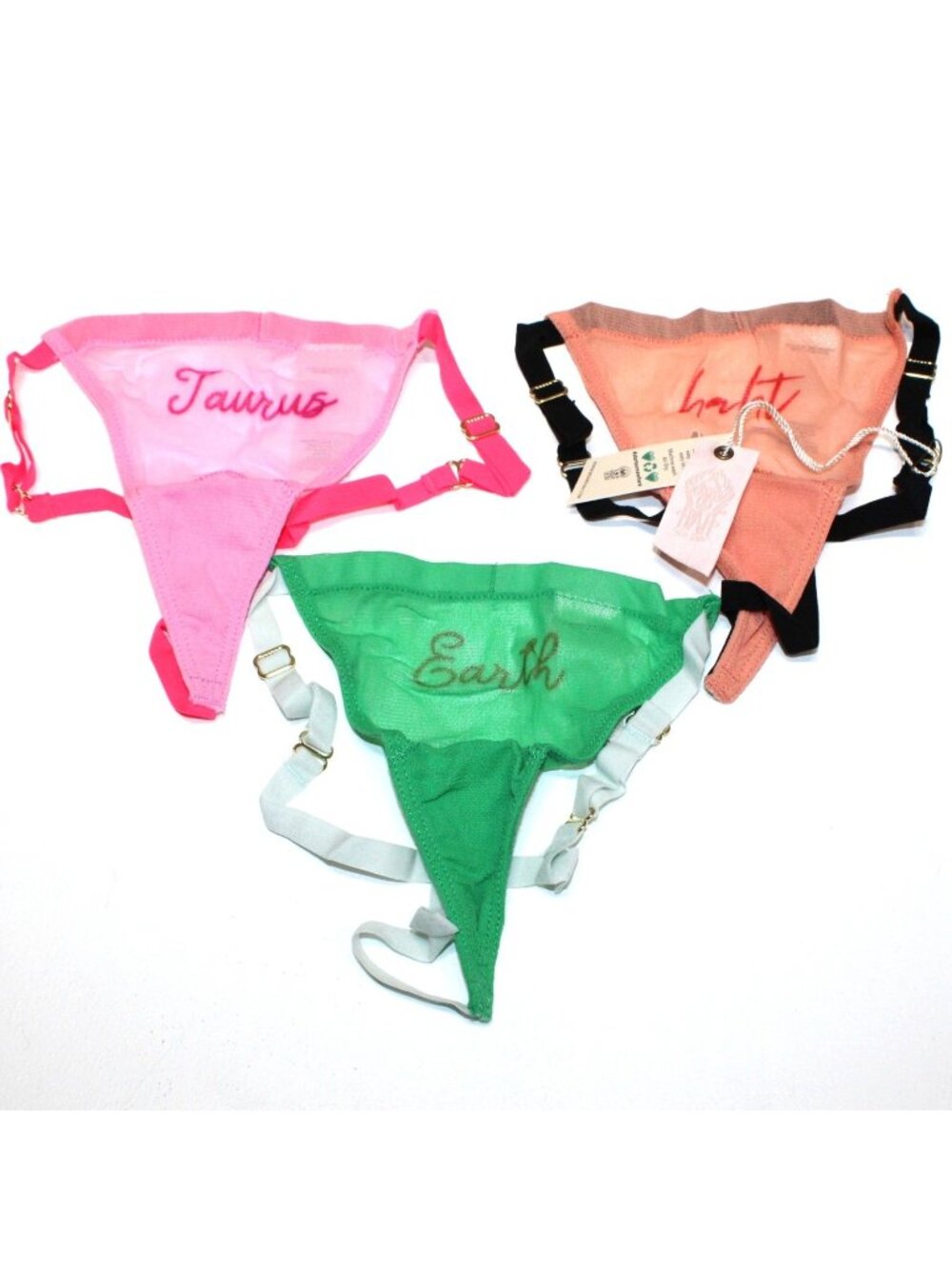We Are HAH Zodiac Thong Panty 3-Pack (OS) Taurus 64947ZK
